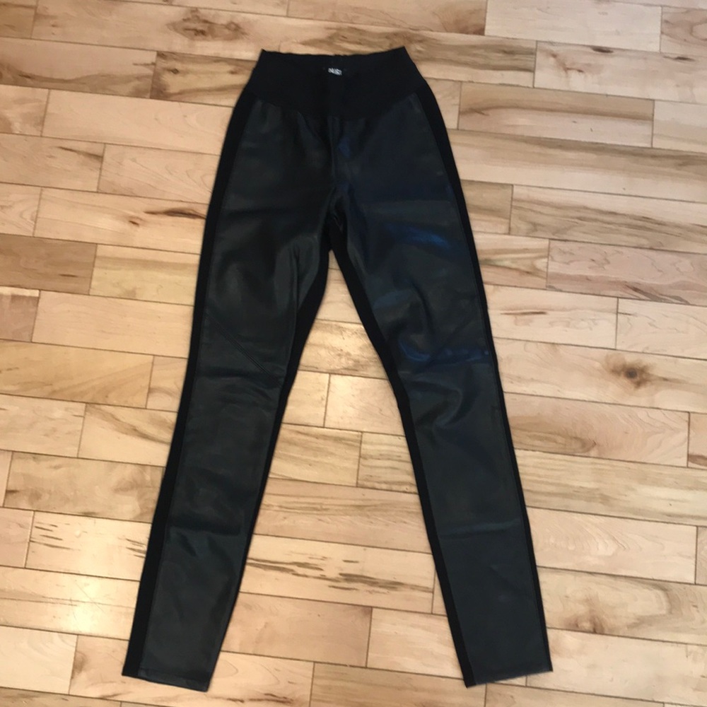 Paige Vegan Leather/Pointe Leggings